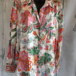 Misa Floral Button-Up Shirt